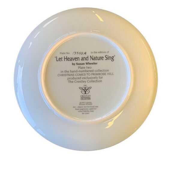 Vintage Crestley Collection Susan Wheeler Let Heaven and Nature Sing Americana - Picture 2 of 7